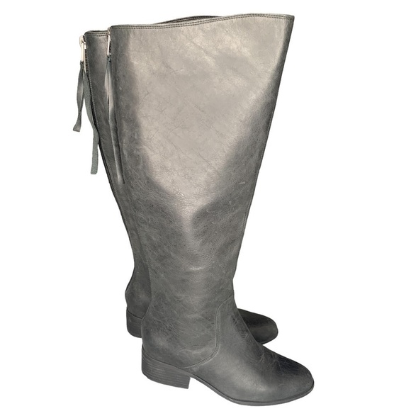 Lucky Brand Women's Lanesha Equestrian Boot Black Size 6.5 - Picture 1 of 9